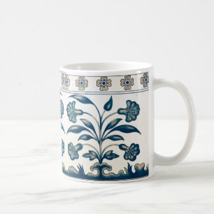Classic Floral Ornament Print Coffee Mug