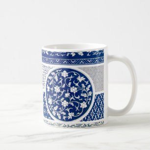 Classic Floral Ornament Print Coffee Mug