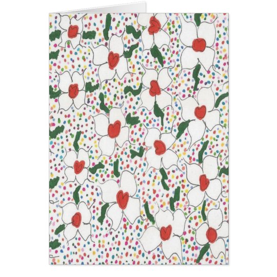 Classic Floral Pattern Card