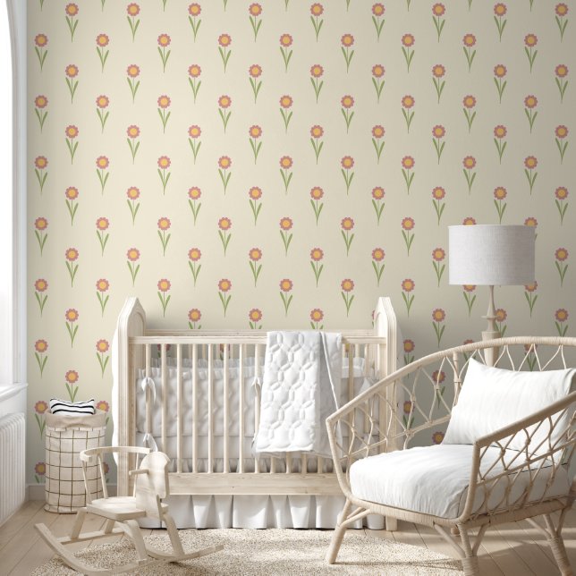 Classic Floral Pattern Elegant Design Wallpaper (Kids)