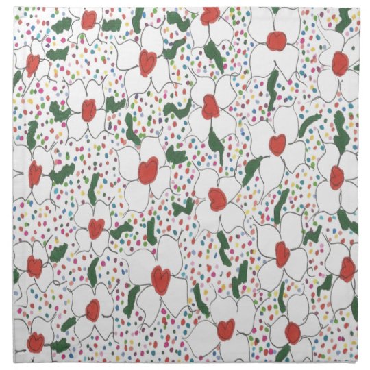 Classic Floral Pattern Napkin