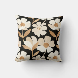 Classic Floral Pattern Throw Pillow – Elegant Home