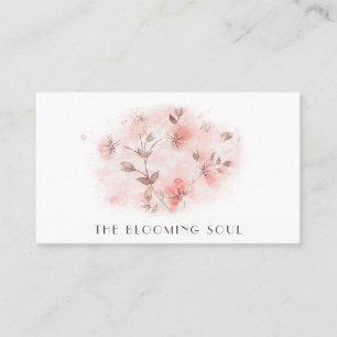 *~* Classic Floral Roses PHOTO AR26 Vintage QR Bus Business Card