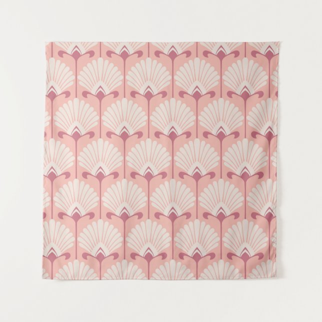 Classic Floral: Seamless Vintage Pattern Tapestry (Front)
