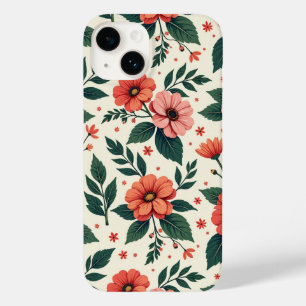 Classic Floral Symmetry Case-Mate iPhone 14 Case