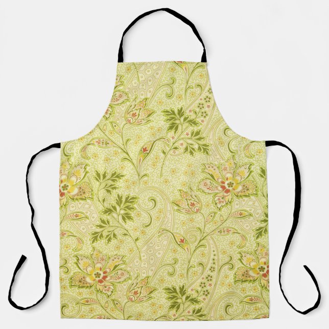 Classic Floral Wallpaper: Old Elegance Apron (Front)