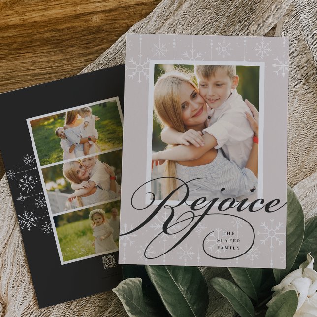 Classic Flourish | Holiday Photo Card (Creator Uploaded)