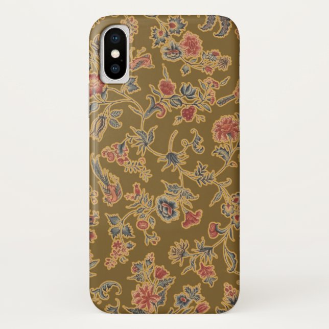 Classic Flower Chintz Pretty Soft Floral Design Case-Mate iPhone Case (Back)