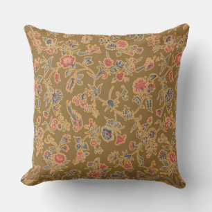 Classic Flower Chintz Pretty Soft Floral Design Cushion