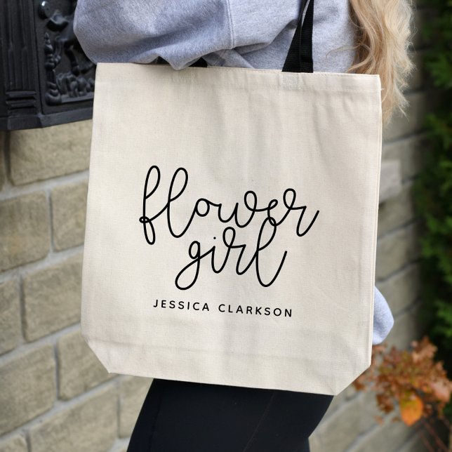 Classic Flower Girl Tote Bag (Creator Uploaded)
