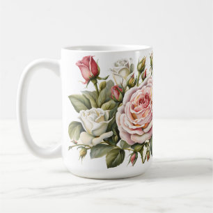 Classic flower mug   Roses