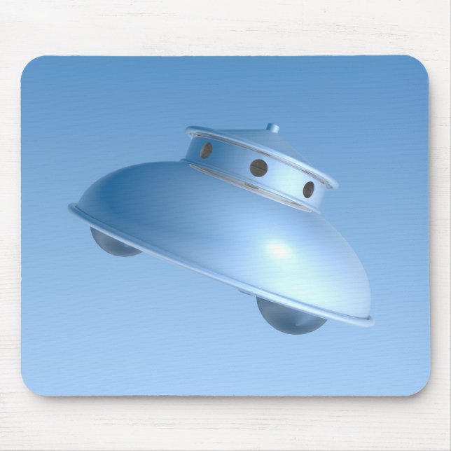 Classic Flying Saucer Mouse Pad (Front)