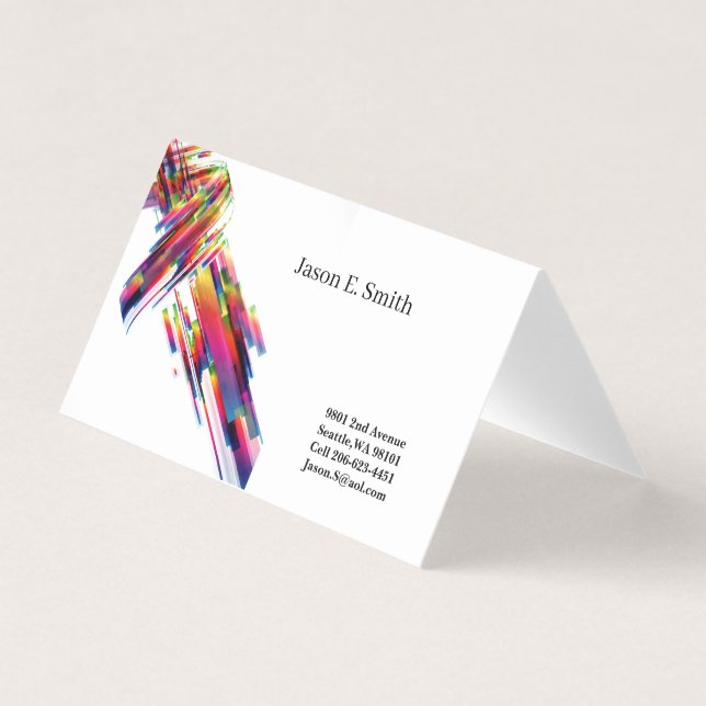 Classic Folded Calling Card (Front)