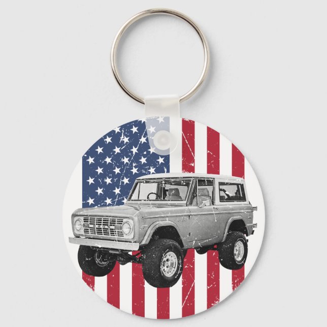 Classic ford bronco key ring (Front)
