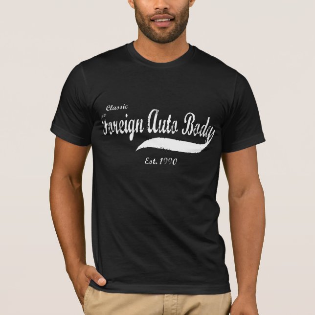 Classic Foreign Auto Body T-Shirt (Front)