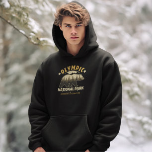 Classic Forest Vista at Olympic National Park Hoodie