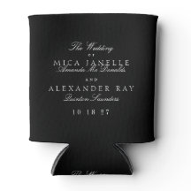 Classic Formal Elegant Black & White Wedding Gift