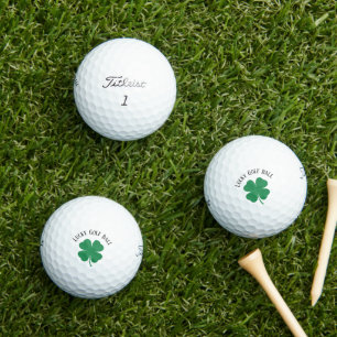 Classic Four-Leaf Clover 'Lucky Golf Ball' Fun Balls