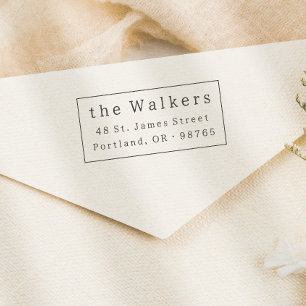 Classic Frame Name & Address Self-inking Stamp