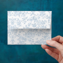 Classic French Blue Botanical Toile