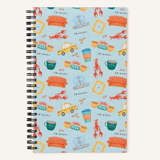 Classic FRIENDS™ Icons Pattern Notebook (Front)