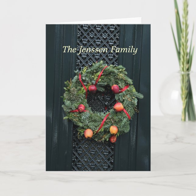 Classic front door address announcement (Front)