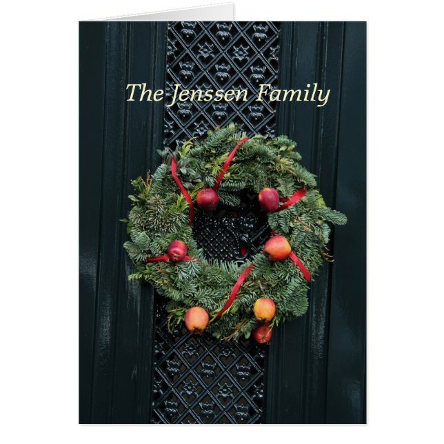 Classic front door address announcement (Front)