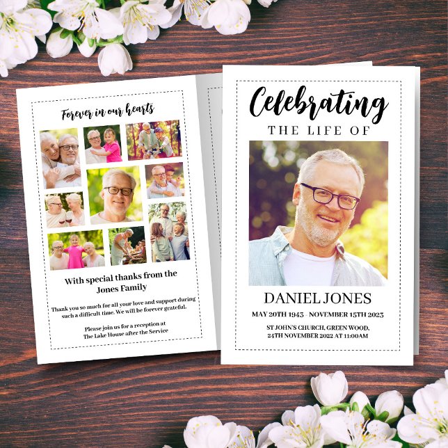 Classic Funeral Program for Men (Creator Uploaded)