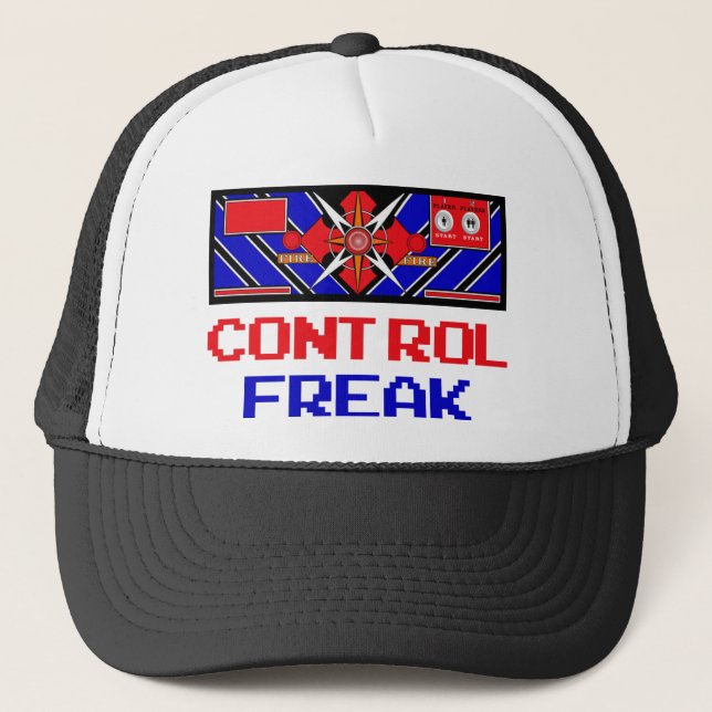 Classic Gamer - Control Freak Trucker Hat (Front)