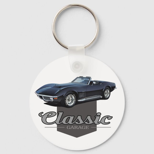 Classic Garage Corvette Key Ring (Front)