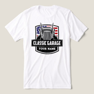 Classic Garage Truck T-Shirt Tri-Blend Shirt