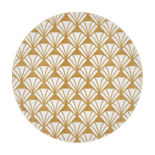 Classic Geometric: Art Deco Elegance. Cutting Board