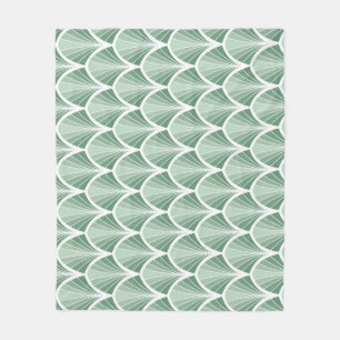 Classic Geometric: Art Deco Seamless Style Fleece Blanket