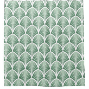 Classic Geometric: Art Deco Seamless Style Shower Curtain