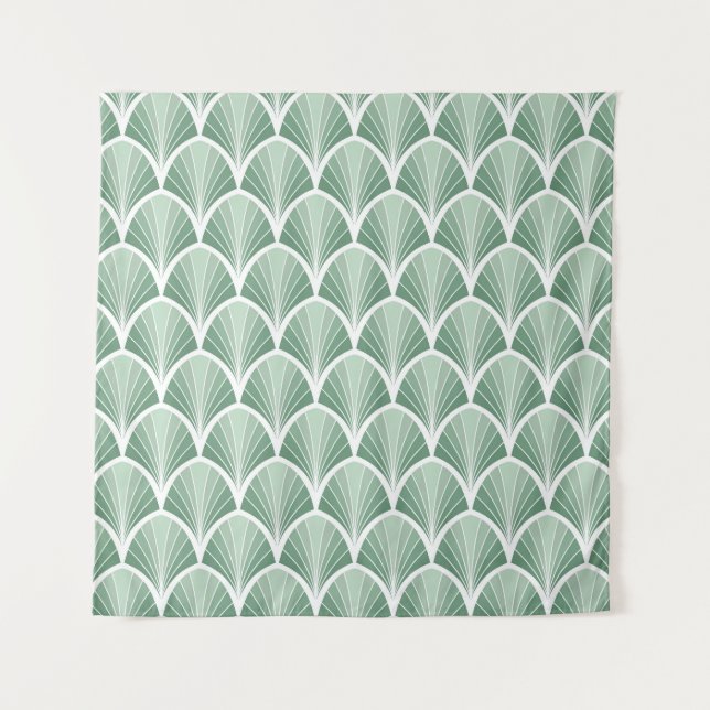 Classic Geometric: Art Deco Seamless Style Tapestry (Front)