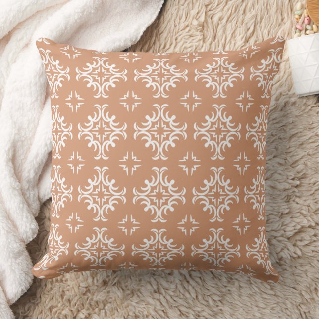 Classic Geometric Lattice & Diamond Micro-Pattern Cushion (Blanket)