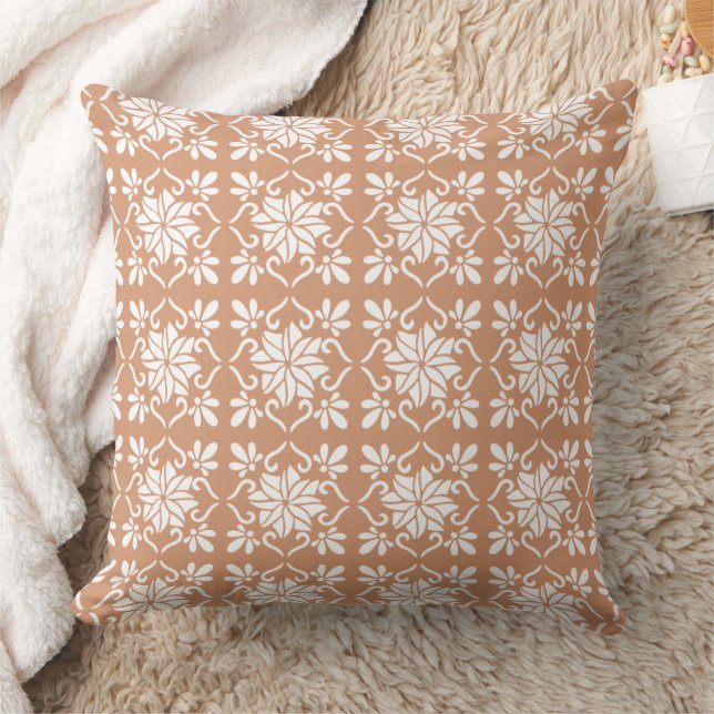 Classic Geometric Lattice & Diamond Micro-Pattern Cushion (Blanket)