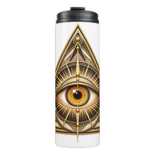 Classic Gilded Providence All-Seeing Eye Thermal T Tumbler