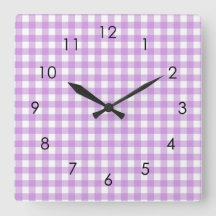 Classic Gingham Plaid Lilac Pastel Aesthetic 