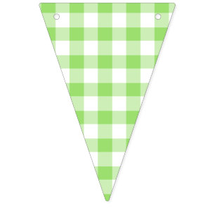 Classic Gingham Spring Green Bunting