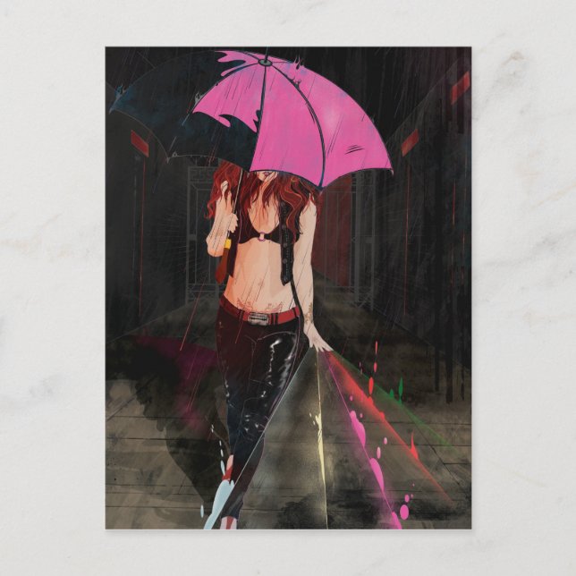 Classic Girl Postcard (Front)