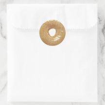Classic Glazed Doughnut Novelty Stickers