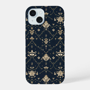 Classic Golden Pattern iPhone 15 Case