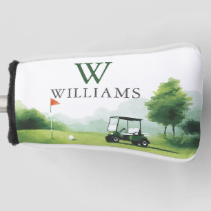 Classic Golf Buggy Custom Name Monogram Head Cover