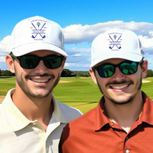 Classic Golf Club Name Deep Blue Trucker Hat