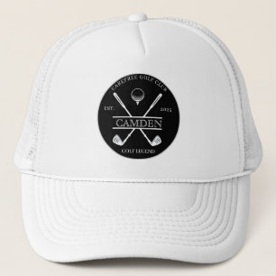 Classic Golf Club Name Logo Trucker Hat