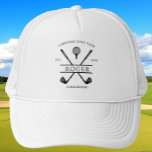 Classic Golf Club Name Trucker Hat<br><div class="desc">Create your own golf hat! Personalise this design with your own text. You can further customise this design by selecting the "Edit Design" button if desired.</div>