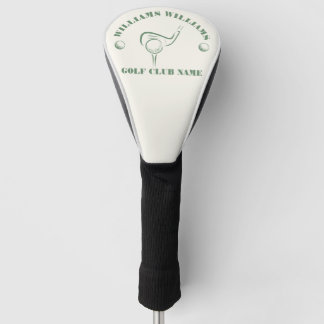 Classic Golf Club Player Name Golf Head Cover