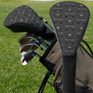 Classic Golf Club Player Name Grey Head Cover