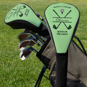 Classic Golf Clubs Name Mint Green Head Cover